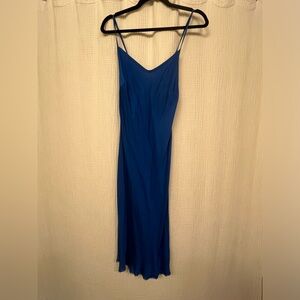 Silk Blue Slip Dress!